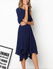 Round Neck Sleeve Dress