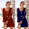 Long Sleeve Beach Dress