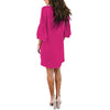 V Neck Bell Sleeve Dress