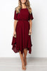 Round Neck Sleeve Dress